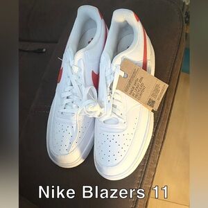 Nike Blazer Men's Sneakers White Red